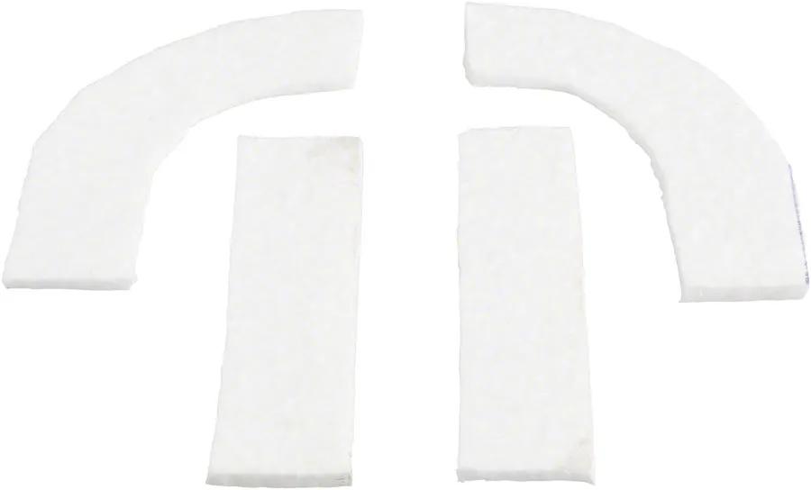 Jagwire Pro Anti-Vibration Handlebar Pad Set - eTPU Foam, For Drop Bars, White
