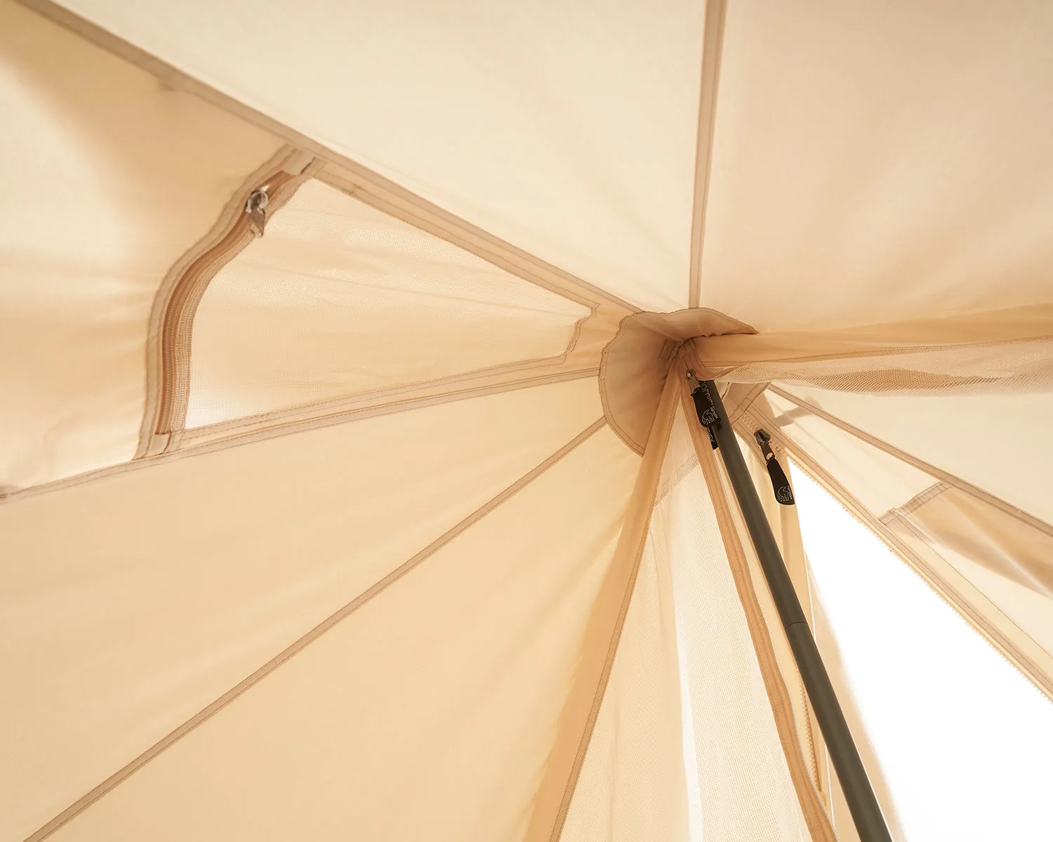 Jarnvid 8 Glamping Tent - 8 m² | 4 person | Sandshell