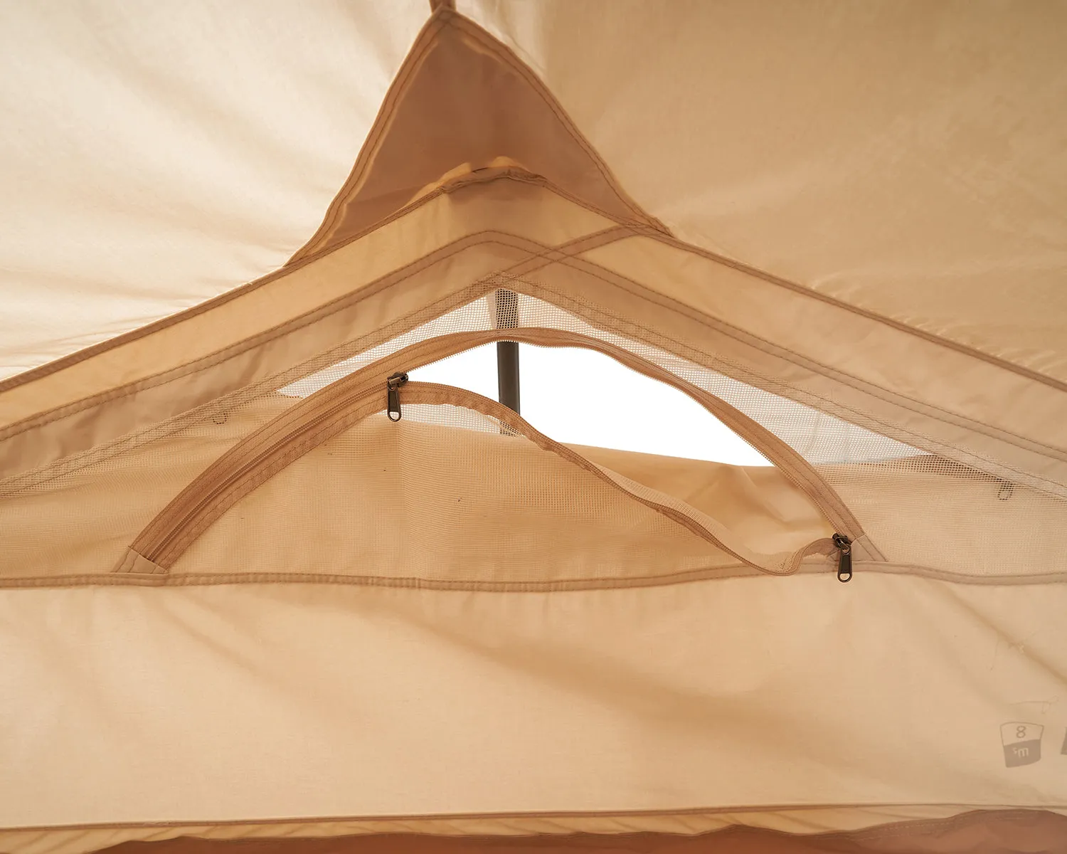 Jarnvid 8 Glamping Tent - 8 m² | 4 person | Sandshell