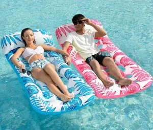 Jasonwell Inflatable Pool Float Lounge - 2 Pack Floaties Rafts for Adults Floating Lounger Sun Tanning Floats Cool Water Floaty Swimming Lake Beach Party Toys