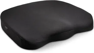 Kensington Seat Cushion for Office, Desk Chair Cushion, Car Seat Cushion, Pain Relief Memory Foam Seat Rest, Computer Chair Pad, Ergonomic Office Chair Cushion, Chair Pillow, Black K55805WW 410x470x72