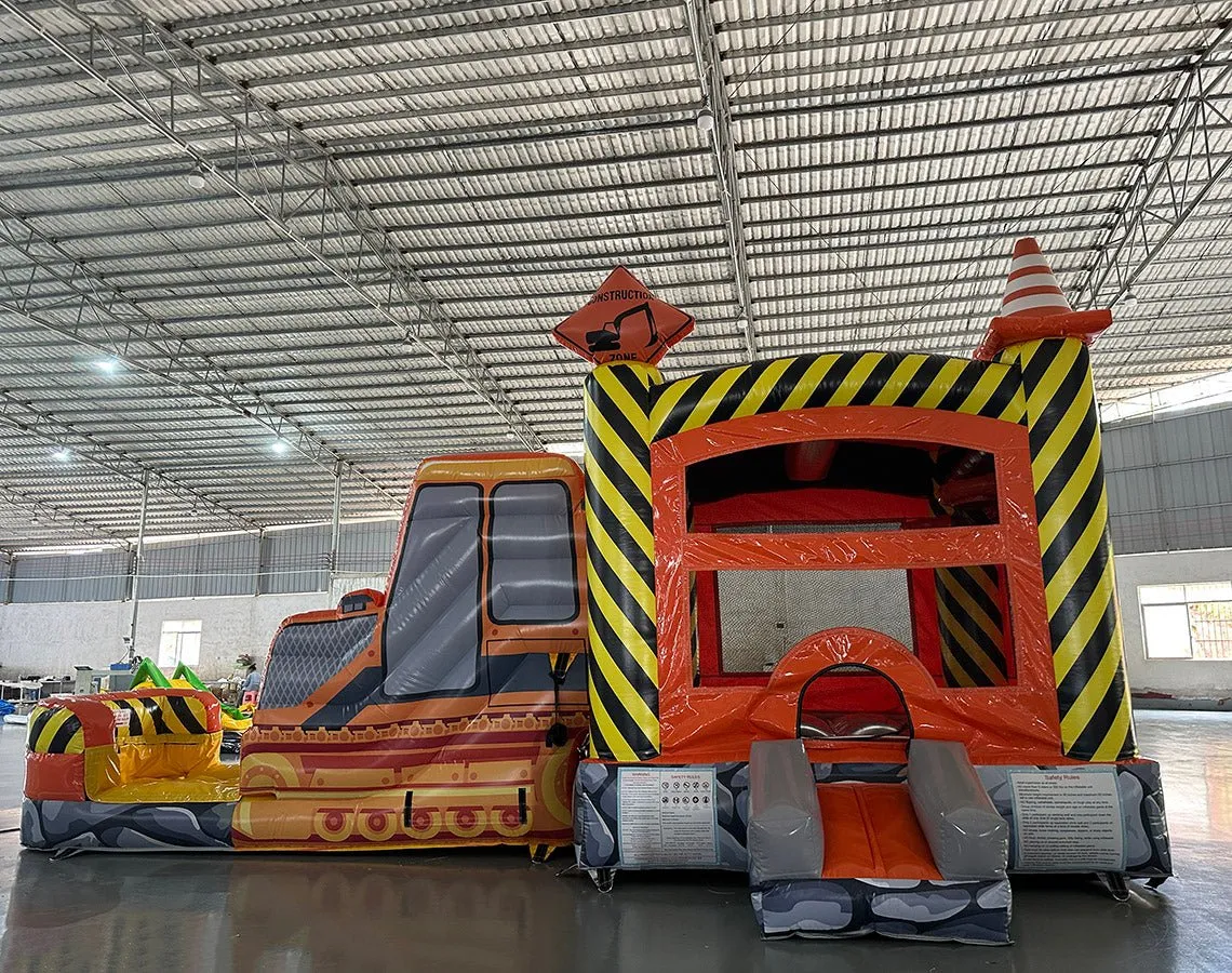 Kidstruction Zone Econo Bounce House with Slide (Wet/Dry)