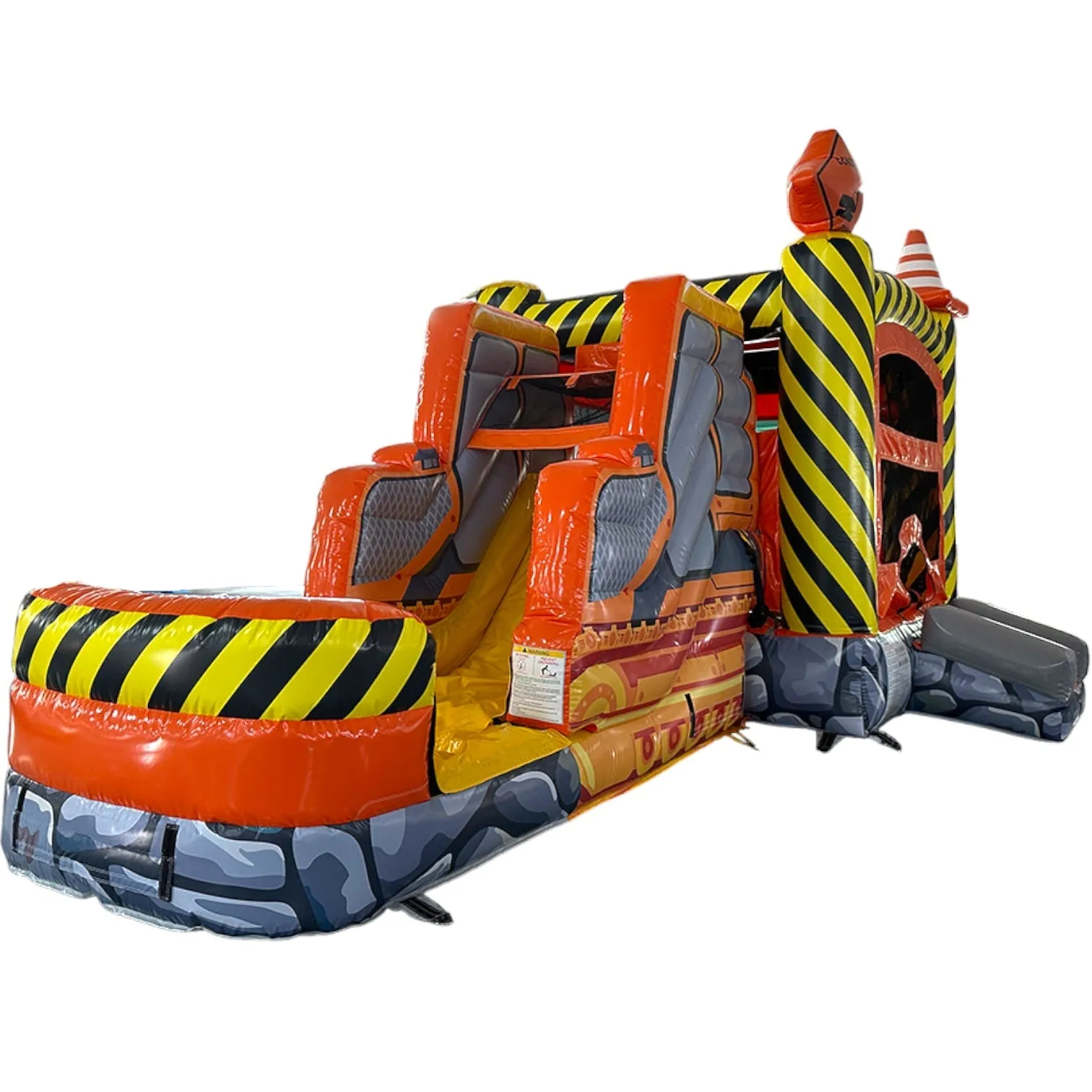 Kidstruction Zone Econo Bounce House with Slide (Wet/Dry)