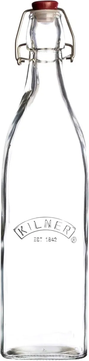 Kilner Clip Top Square Bottle 0.55 Litre