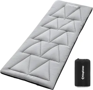 KingCamp Cot Mattress, Portable Lightweight Camping Sleeping Mat Soft Comfortable Non-Slip Cot Pad for Camp Cot, RV Bunk & Twin Beds