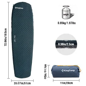 KingCamp WAVE LIGHT Self-inflatable Pad
