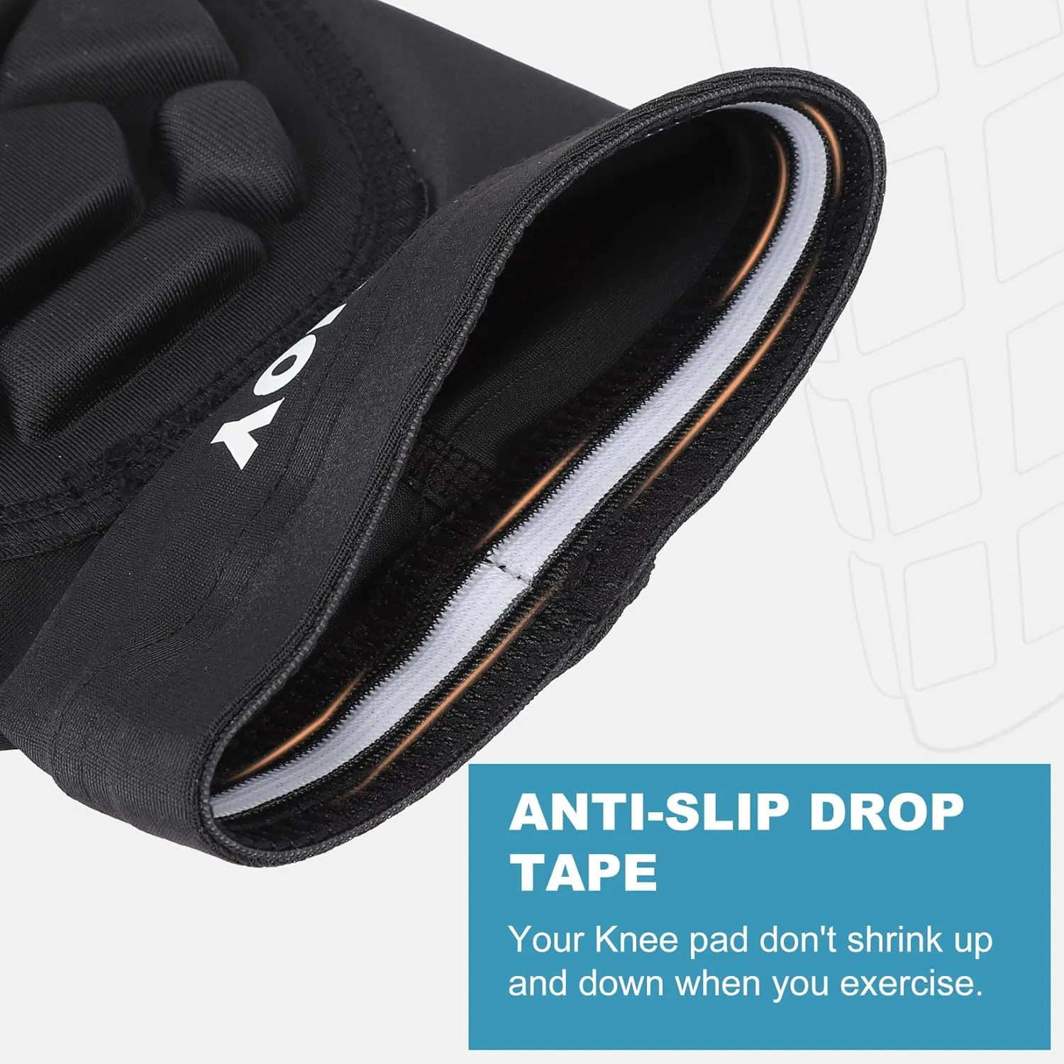 Knee Pads Compression Leg Sleeve for Basketball Volleyball Soccer Anti-Slip Knee Protector Gear Youth Kids Adults (1 Pair)