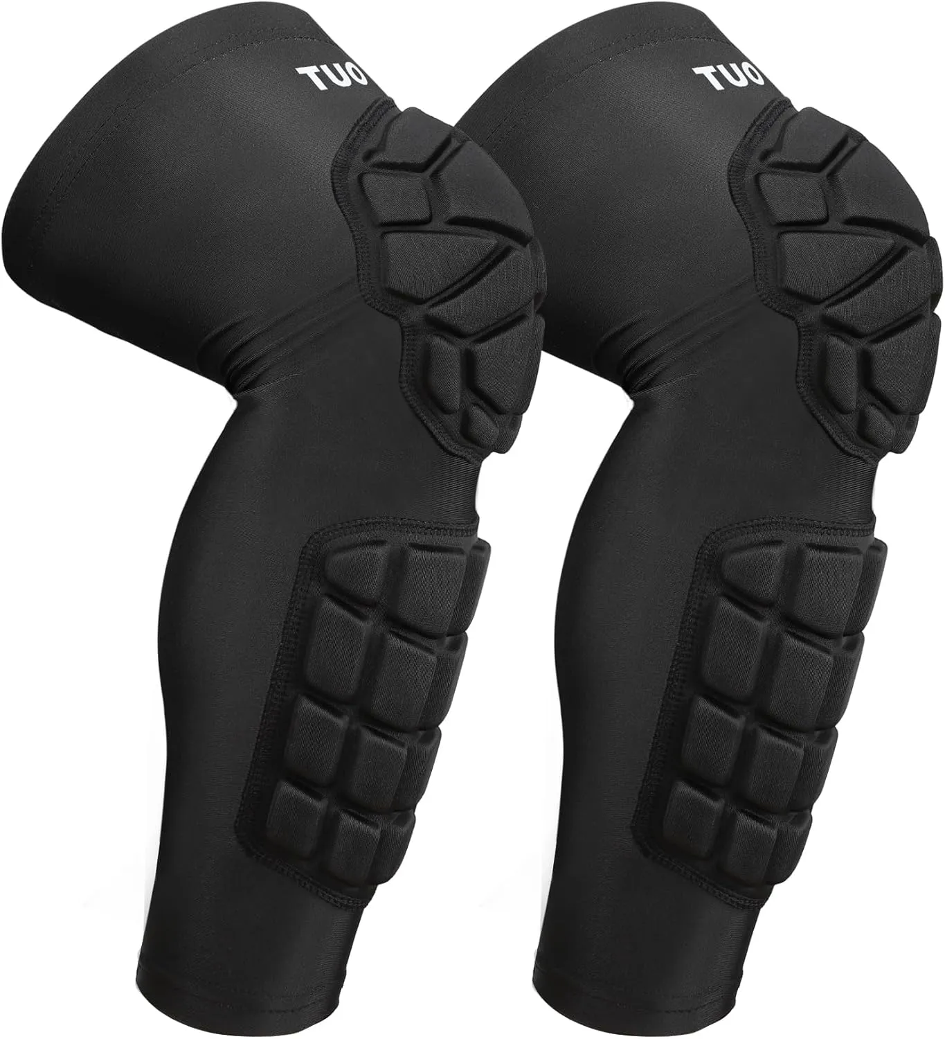 Knee Pads Compression Leg Sleeve for Basketball Volleyball Soccer Anti-Slip Knee Protector Gear Youth Kids Adults (1 Pair)