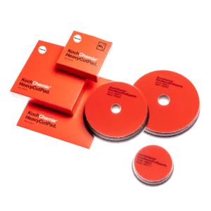 Koch Chemie Heavy Cut Foam Pad (Red Pad) Available in 3" & 5" & 6"