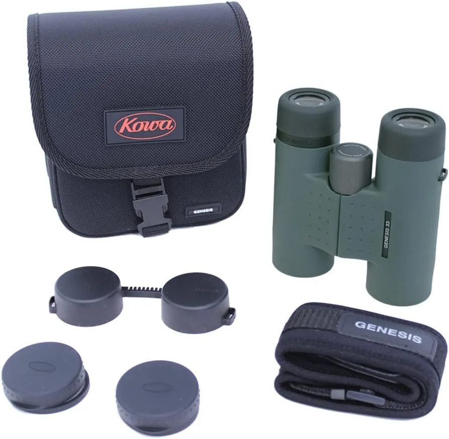 Kowa Genesis Series PROMINAR XD Lens Binoculars, 8 x 33 mm Green