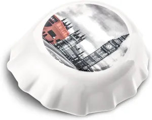 Koziol 3773525 Plopp London Bottle Opener Print: Thermoplastic Resin, White, 8.5 x 7.7 x 2.4 cm