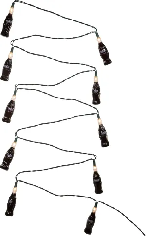 Kurt Adler CC5801 Coke Bottle Light Set, 10 Light