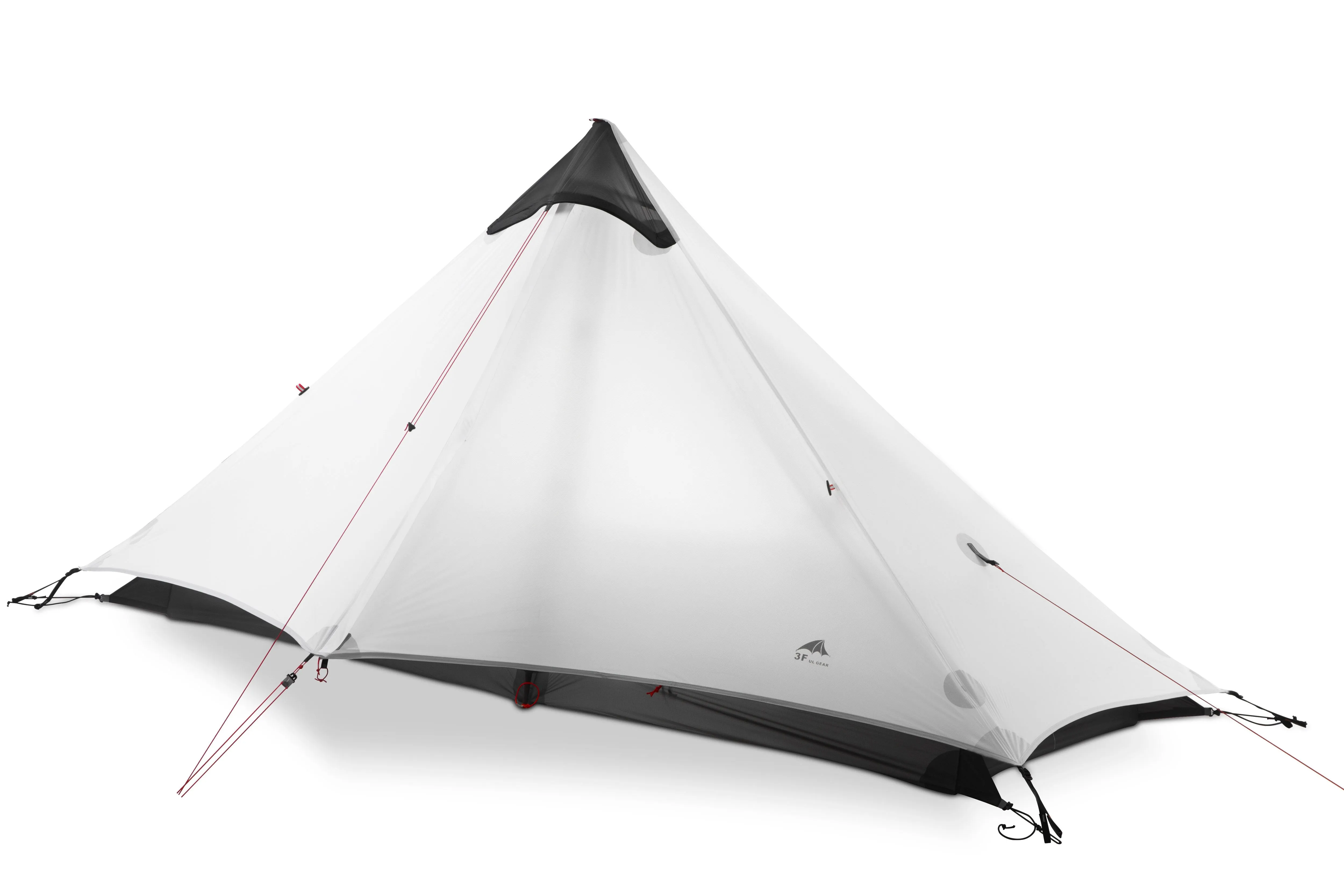 Lanshan 2 Rodless Tent 2 Person 15D Silnylon Tent Oudoor Ultralight Camping Tent 3 4 Season