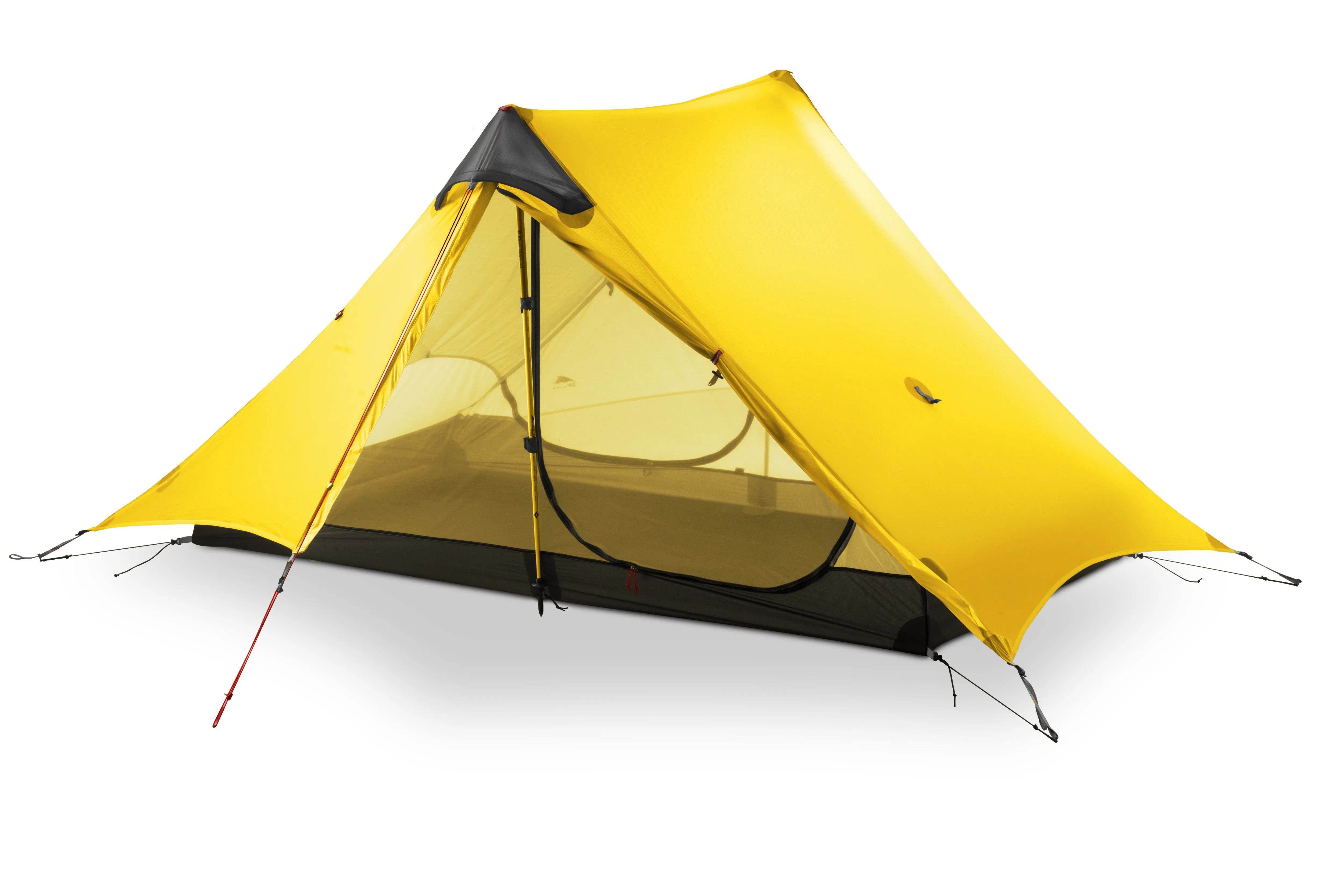Lanshan 2 Rodless Tent 2 Person 15D Silnylon Tent Oudoor Ultralight Camping Tent 3 4 Season