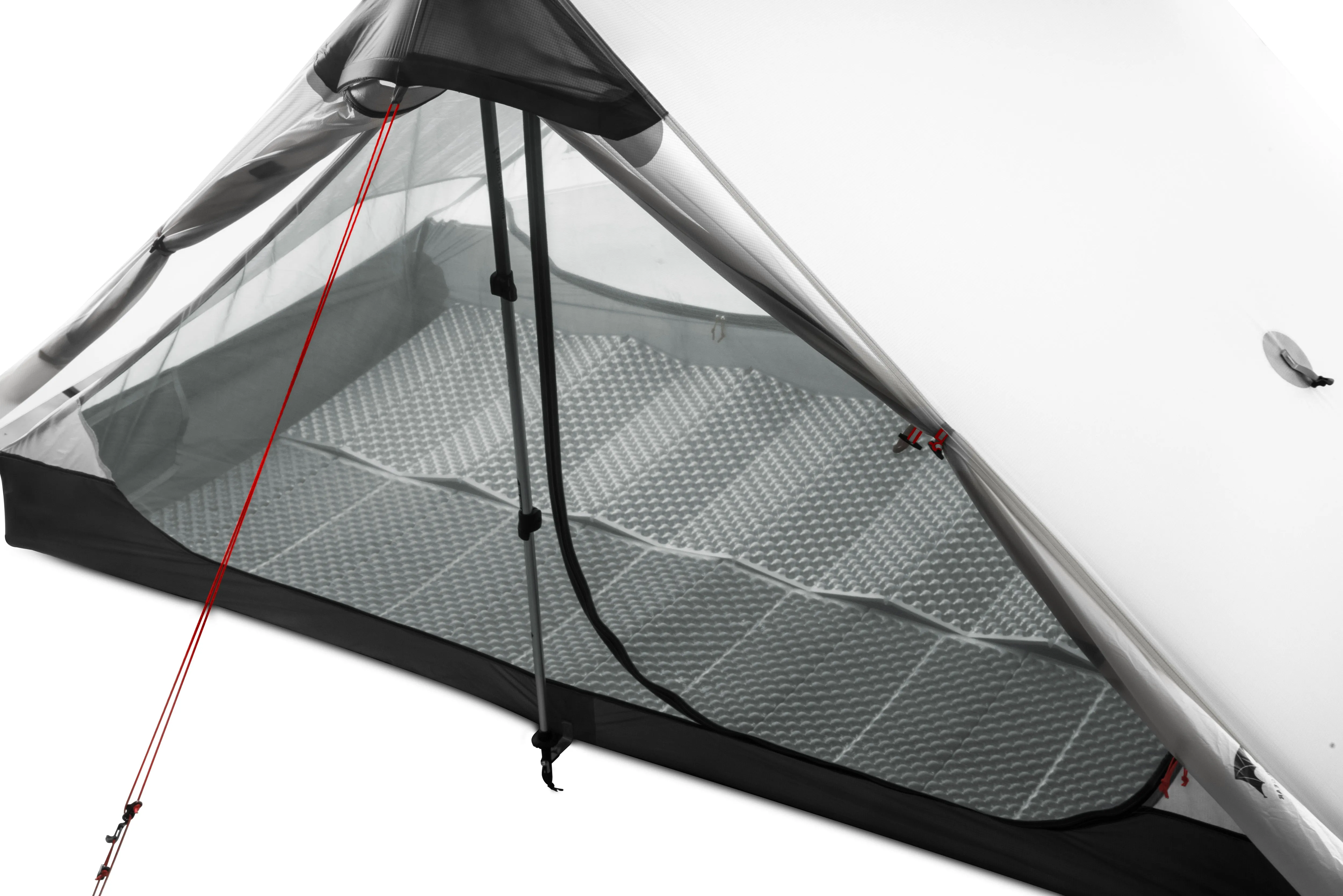 Lanshan 2 Rodless Tent 2 Person 15D Silnylon Tent Oudoor Ultralight Camping Tent 3 4 Season