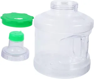 Large Capacity Water Storage Container with Comfortable Handle Durable Portable Water Bucket for Camping Emergency Use and Daily Hydration with Lid
