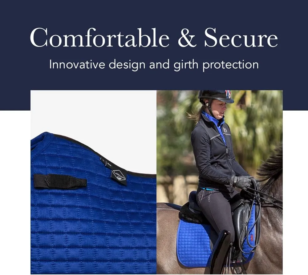 LeMieux Dressage Soft Shell Anti Slip Square Saddle Pad - Saddle Pads for Horses - Equestrian Riding Equipment and Accessories