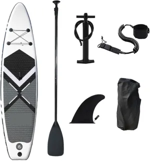 Lnflatable Boat Inflatable Stand Up Paddle Board Surfboard Sport Surf Set with Paddle Board Tail Fin Rope Inflator and Bag Comfortable