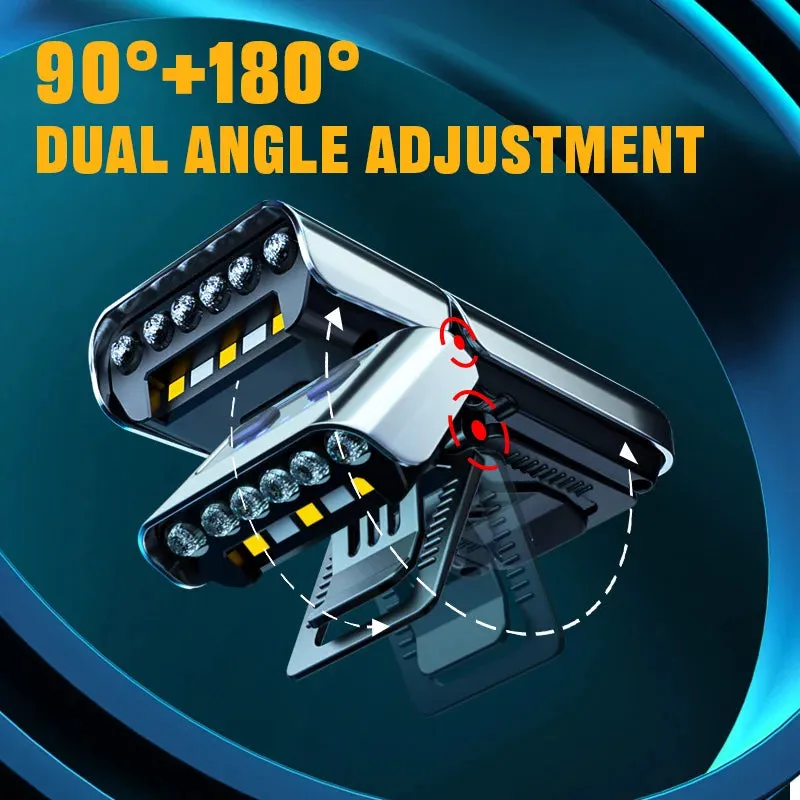 Long-Range LED Headlamp - Type-C Rechargeable Flashlight for High-Power Outdoor Lighting