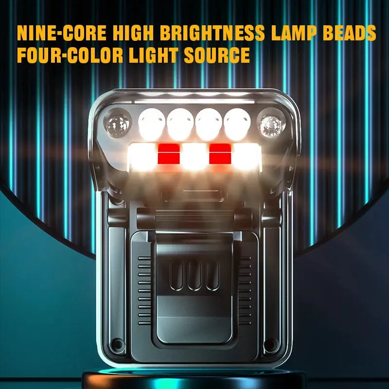 Long-Range LED Headlamp - Type-C Rechargeable Flashlight for High-Power Outdoor Lighting