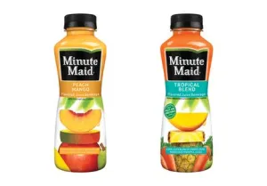 LUV BOX - Variety Minute Maid Juice Pack 12oz Plastic Bottle, 20ct.,Peach Mango,Tropical Blend.
