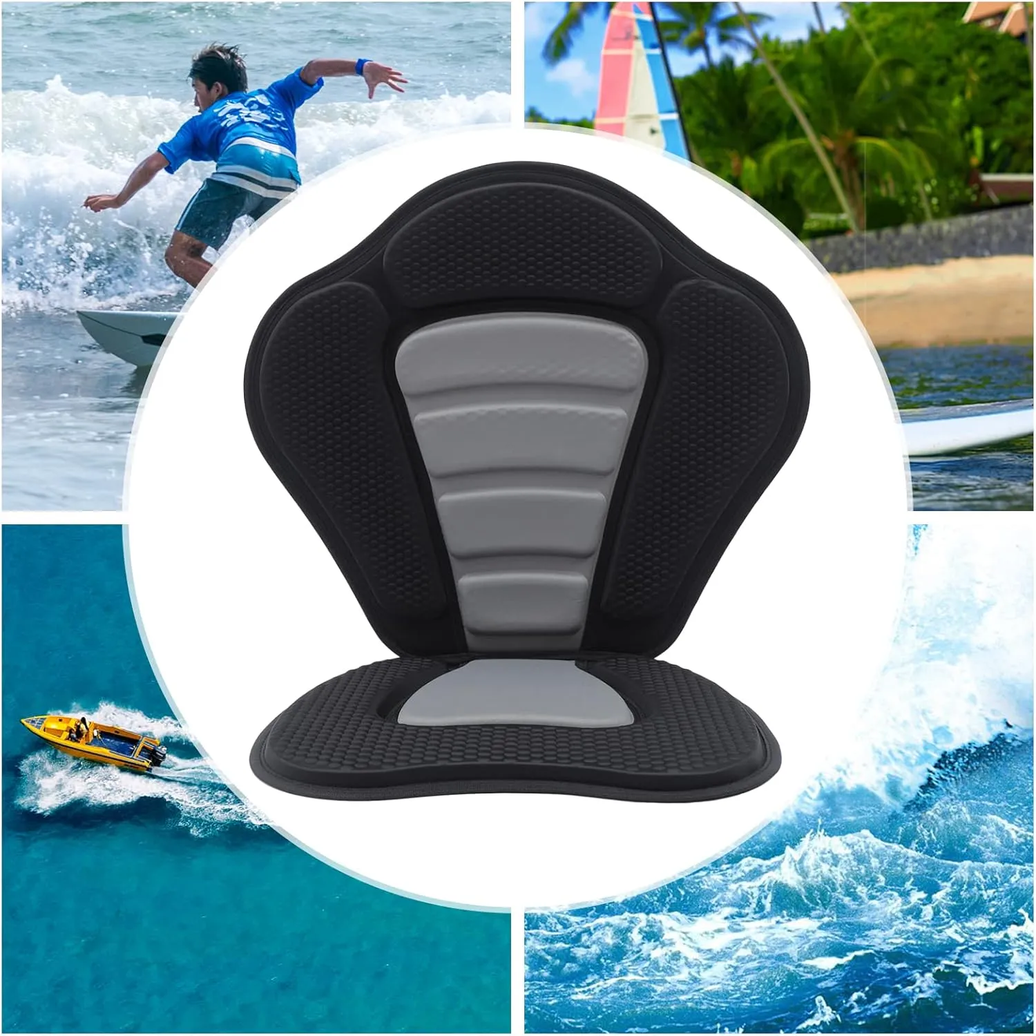 LYNICESHOP Kayak Outrigger, 2 PCS Kayak Stabilizer Fishing Float Tube Kit, Detachable PVC Boat Kayak Canoe Stabilizer System, for Marine Boat Kayak Canoe