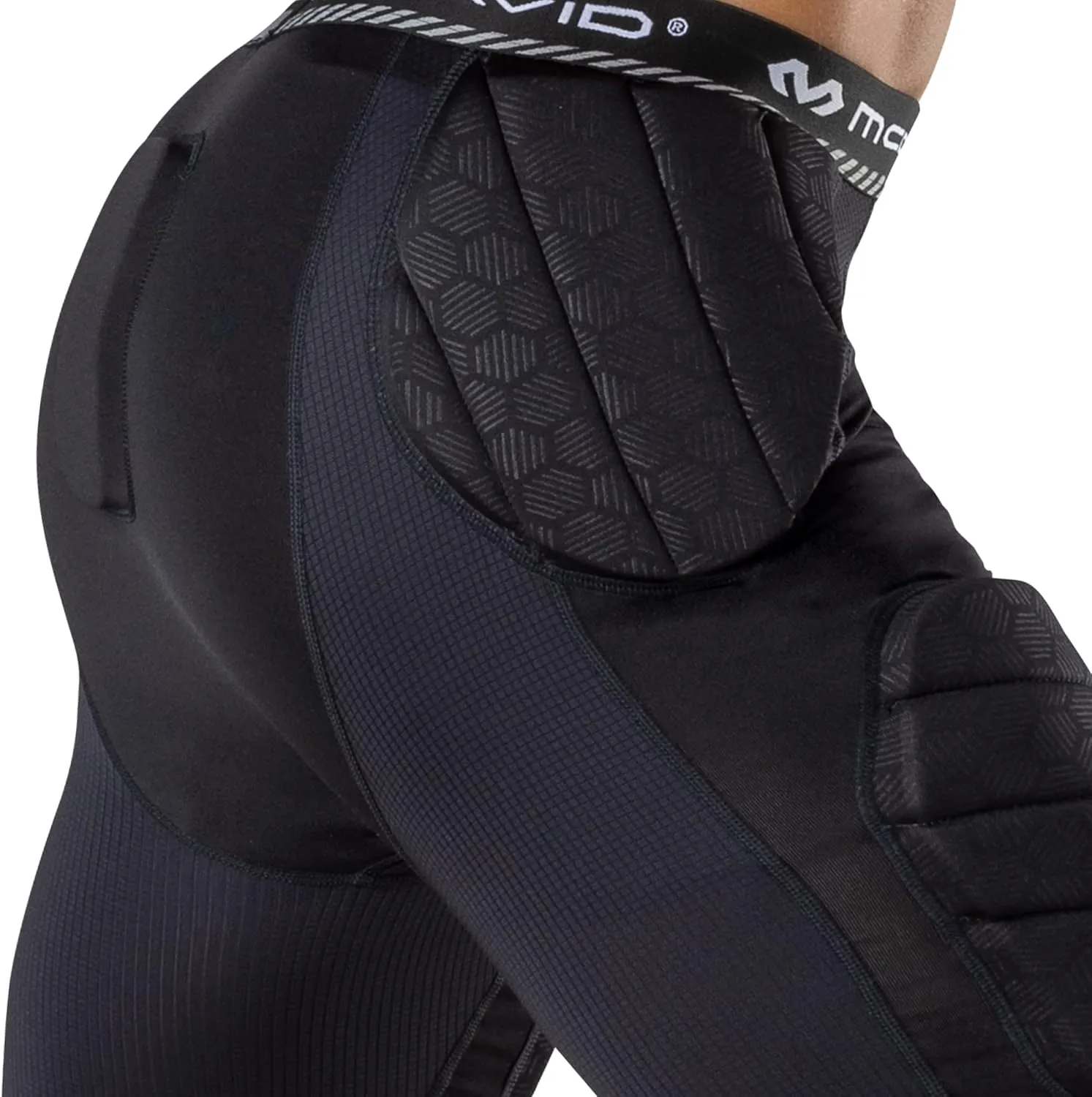 McDavid Football Girdle for Men - Durable & Breathable 5-Pad Girdle with Hard-Shell Thigh Guards for Padded Support, Ideal for Football & Lacrosse (Adult)
