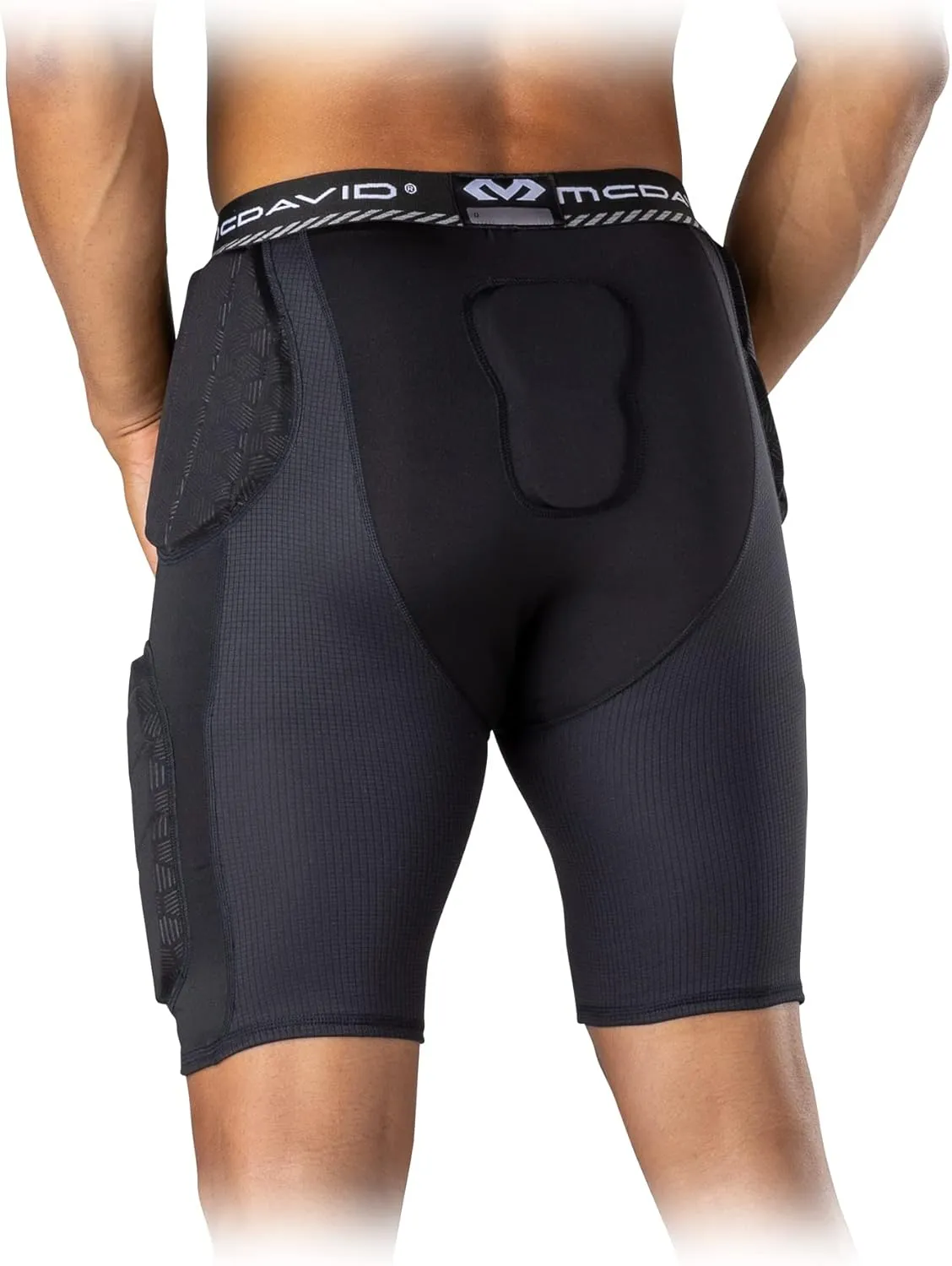 McDavid Football Girdle for Men - Durable & Breathable 5-Pad Girdle with Hard-Shell Thigh Guards for Padded Support, Ideal for Football & Lacrosse (Adult)