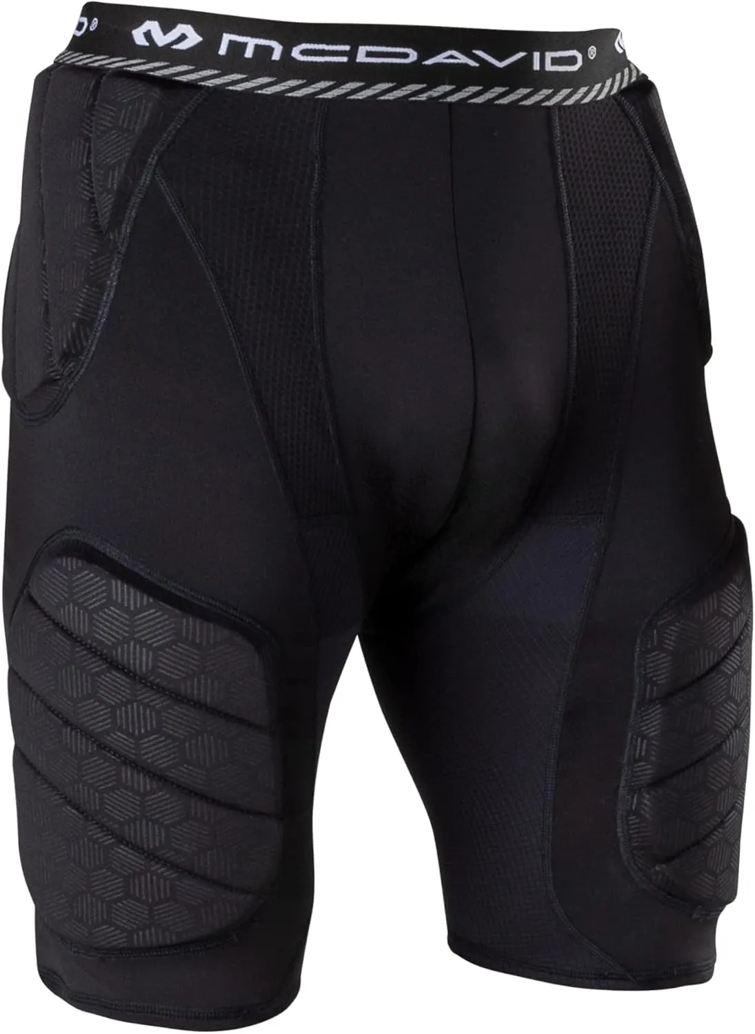 McDavid Football Girdle for Men - Durable & Breathable 5-Pad Girdle with Hard-Shell Thigh Guards for Padded Support, Ideal for Football & Lacrosse (Adult)