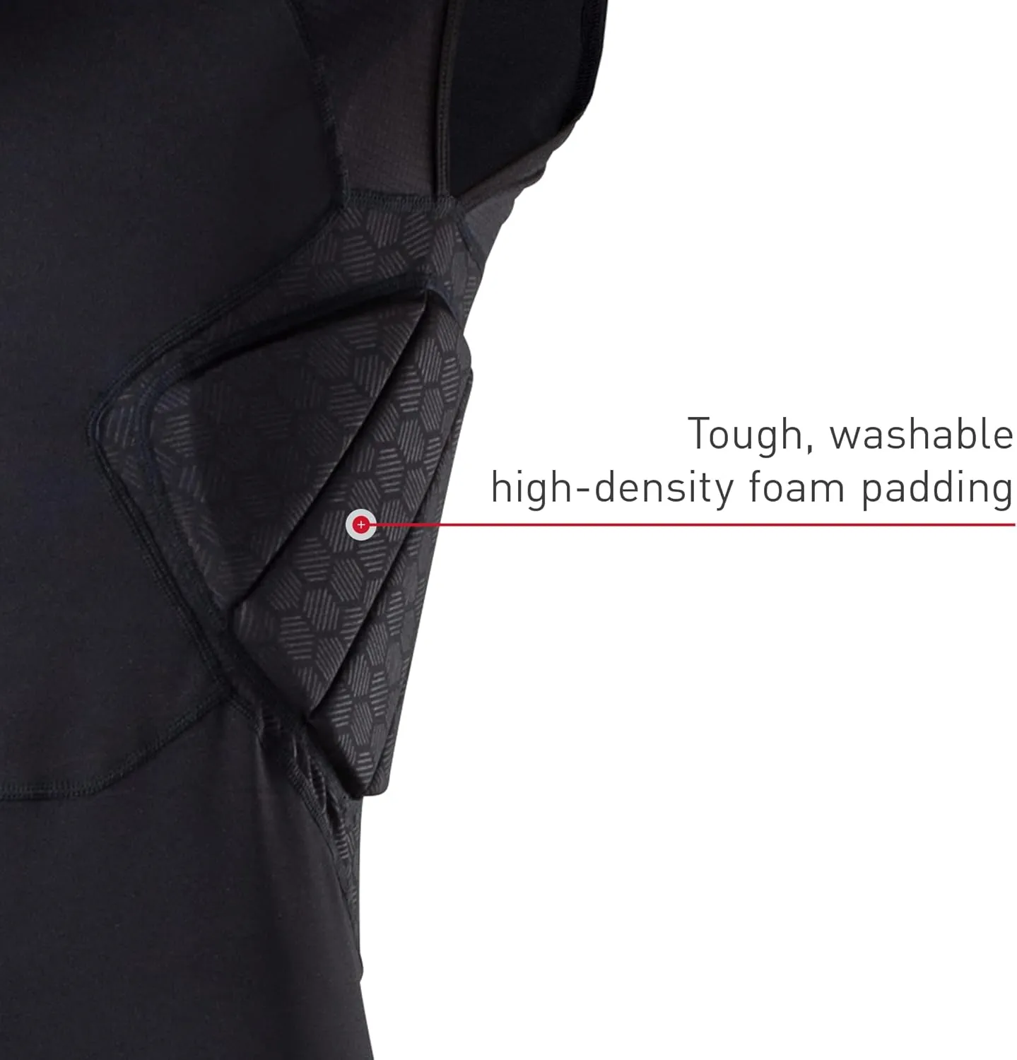 McDavid Youth Integrated 5-Pad Shirt, Comfort & Protection from Hard Objects, Lightweight & Breathable, Kids