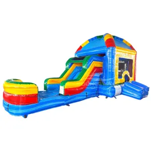 Mega Dome Econo Bounce House with Slide (Wet/Dry)