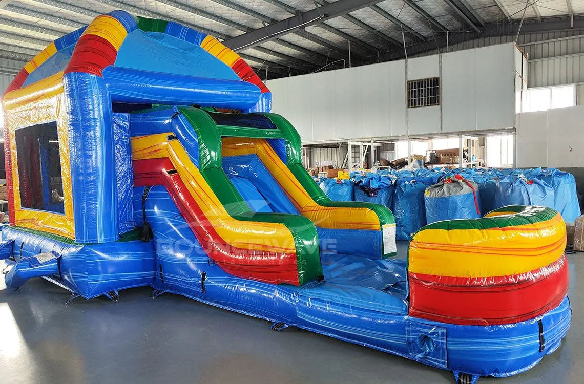 Mega Dome Econo Bounce House with Slide (Wet/Dry)