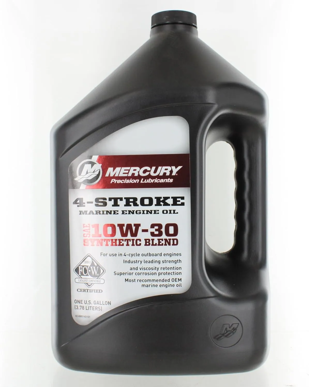 Mercury - Mercruiser 92-8M0142151; W 10W30 4-Stroke Synthetic Blend Gallon mp Made by Mercury - Mercruiser