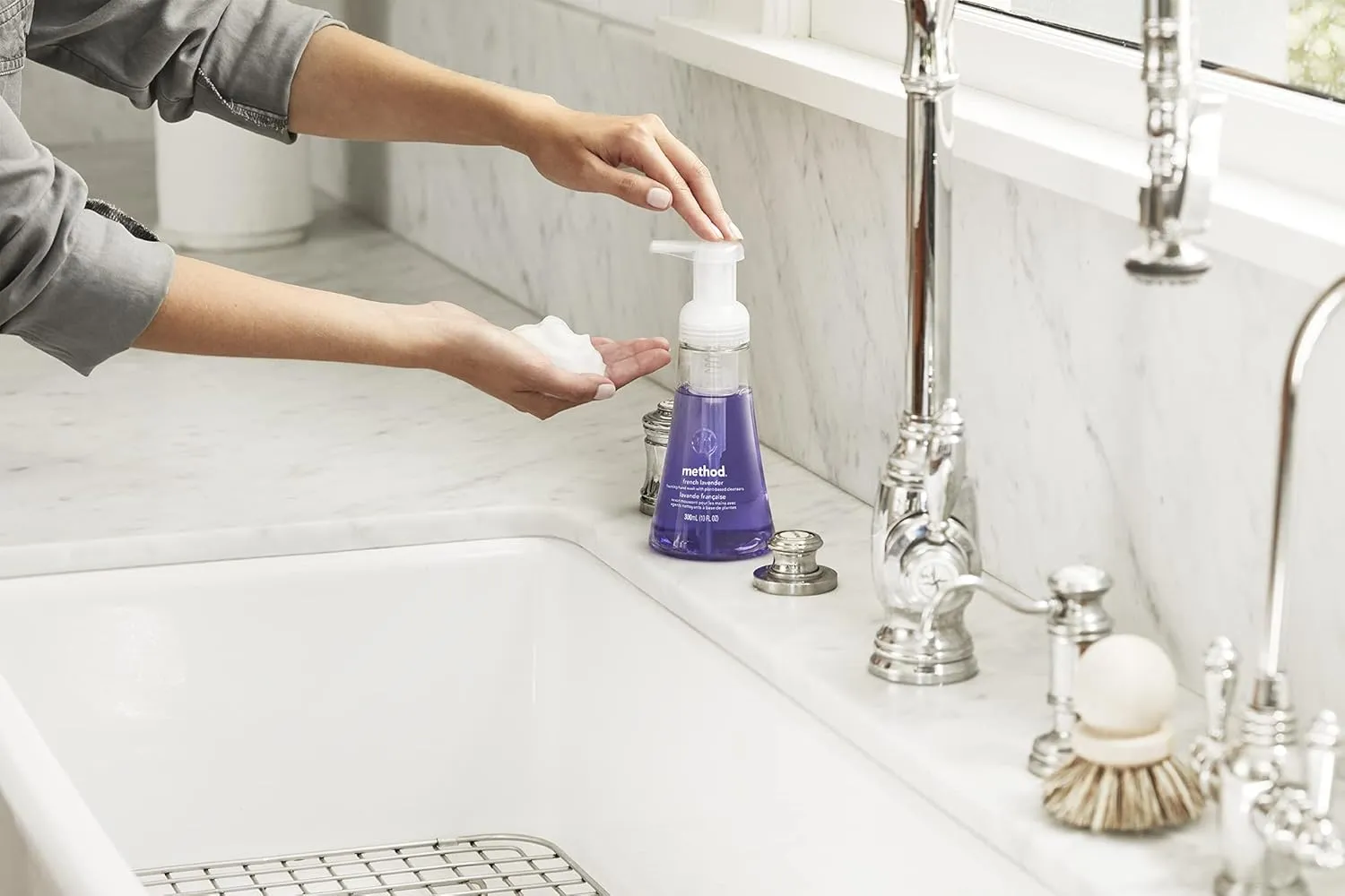Method Foaming Hand Soap, Lemon Mint, Biodegradable Formula, 10 fl oz (Pack of 3)