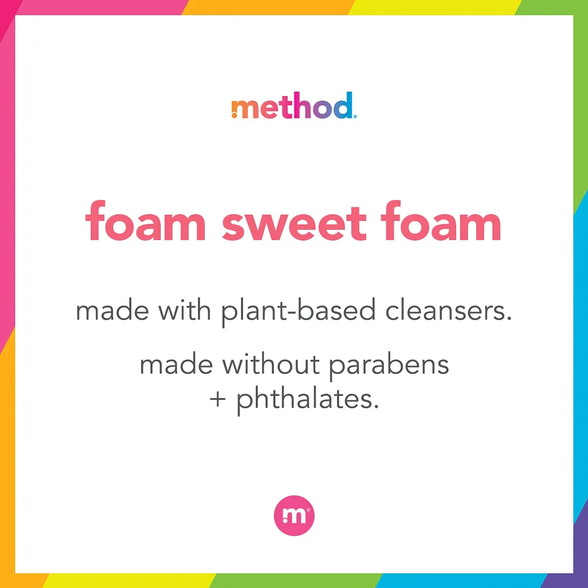 Method Foaming Hand Soap, Lemon Mint, Biodegradable Formula, 10 fl oz (Pack of 3)