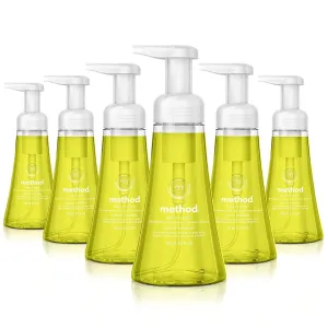 Method Foaming Hand Soap, Lemon Mint, Biodegradable Formula, 10 Fl Oz (Pack of 6)