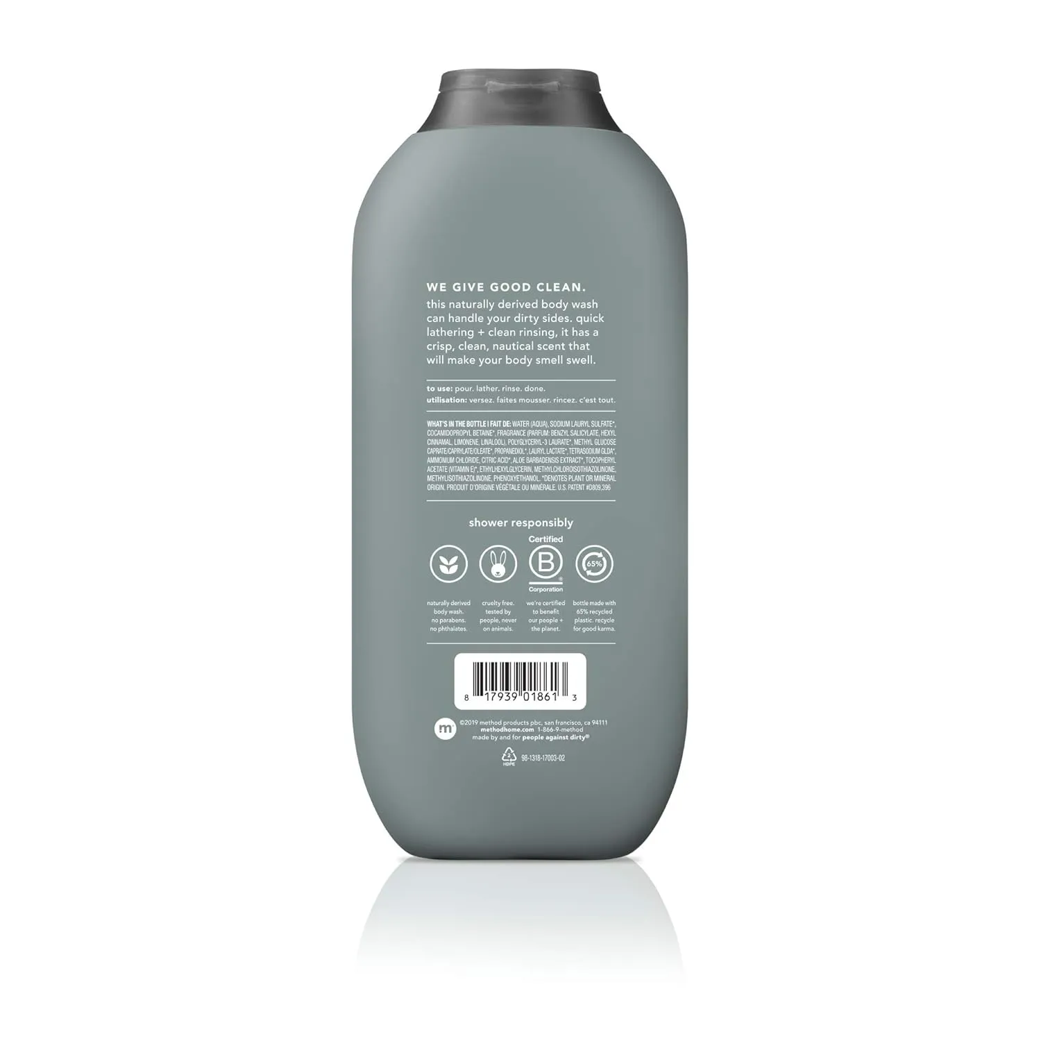 Method Men, 3-pack Body Wash 18 Oz Each (Sea   Surf, Cedar   Cypress, Juniper   Sage)