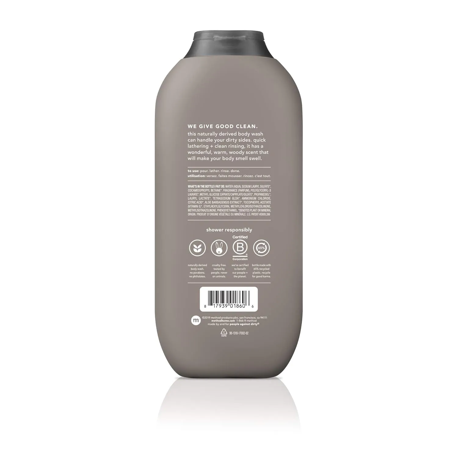 Method Men, 3-pack Body Wash 18 Oz Each (Sea   Surf, Cedar   Cypress, Juniper   Sage)