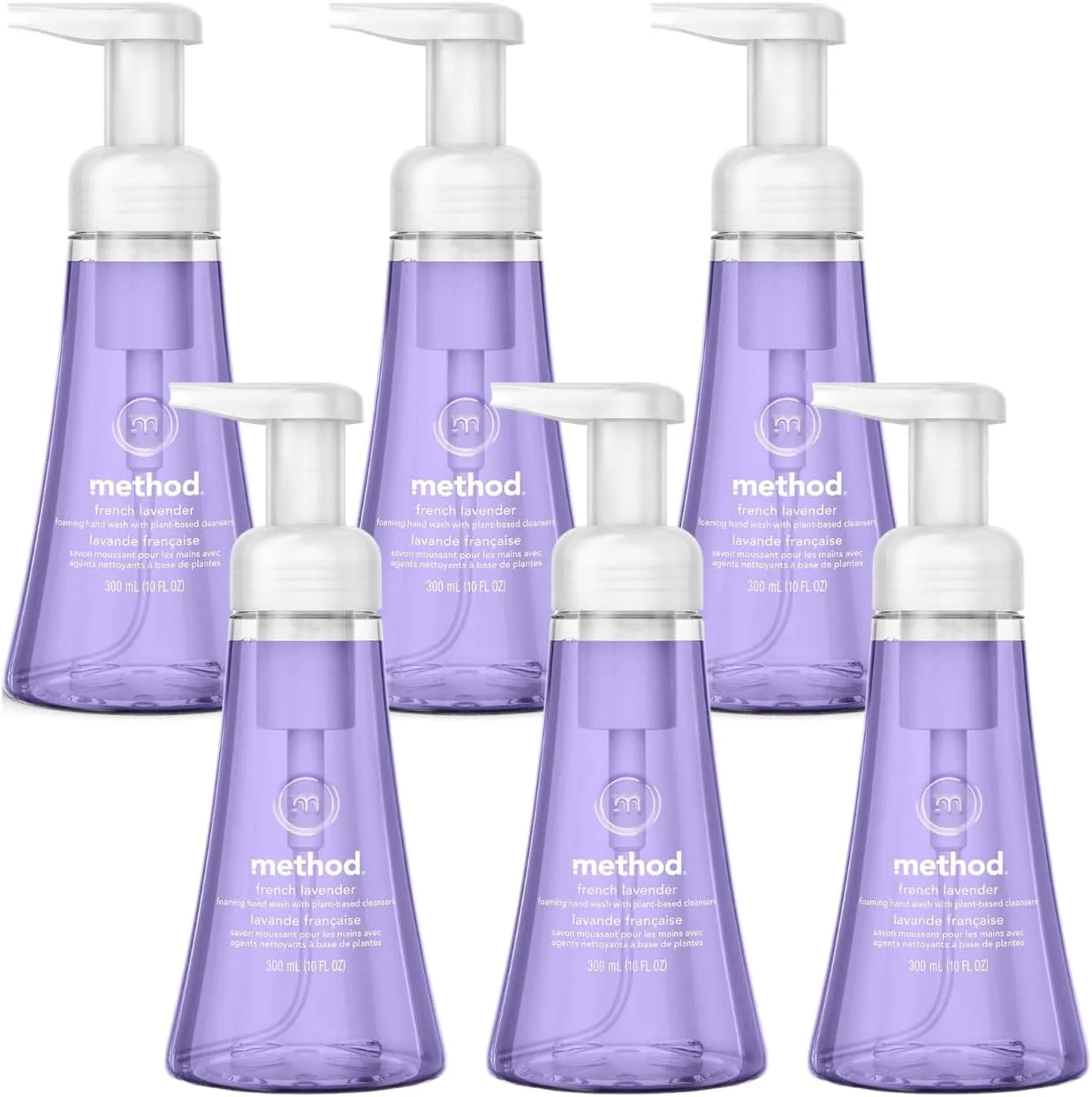 Method Meth Foam Hnd WSH Lavande Size French Lavender Foaming Hand Wash 10oz (Pack of 6)