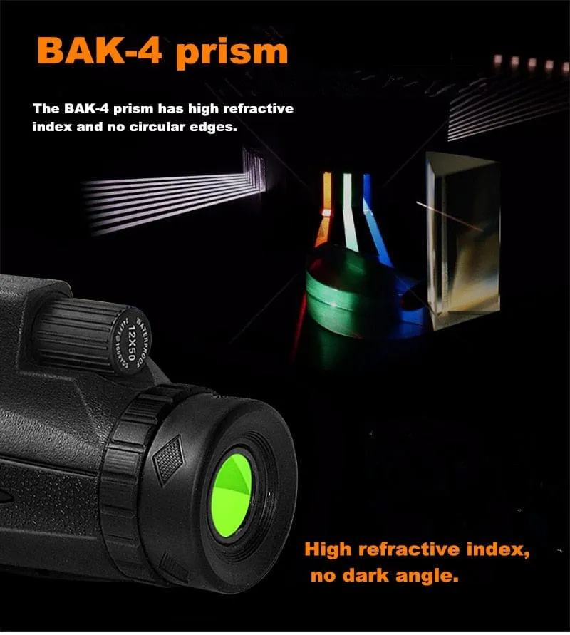 Mini 12x50 Night Vision Wifi IR Monocular Device