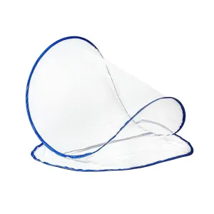 Mini Foldable Mesh Net, Head Ultralight Up Net Tent for Kids Adults Bedding Camping Travel Patio (L)