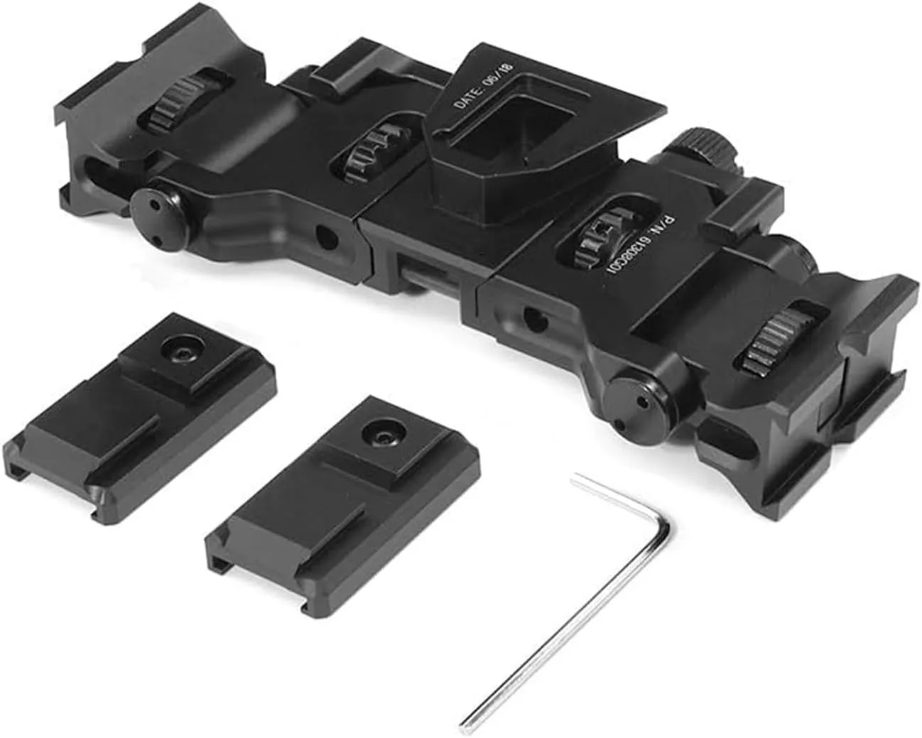 Modular Helmet Mount for MUM/GT-14，Binocular Bridge System NVG Mount，Night Vision Goggles Night Vision Adapter,Dual Folding Arm Helmet Mount Dovetail