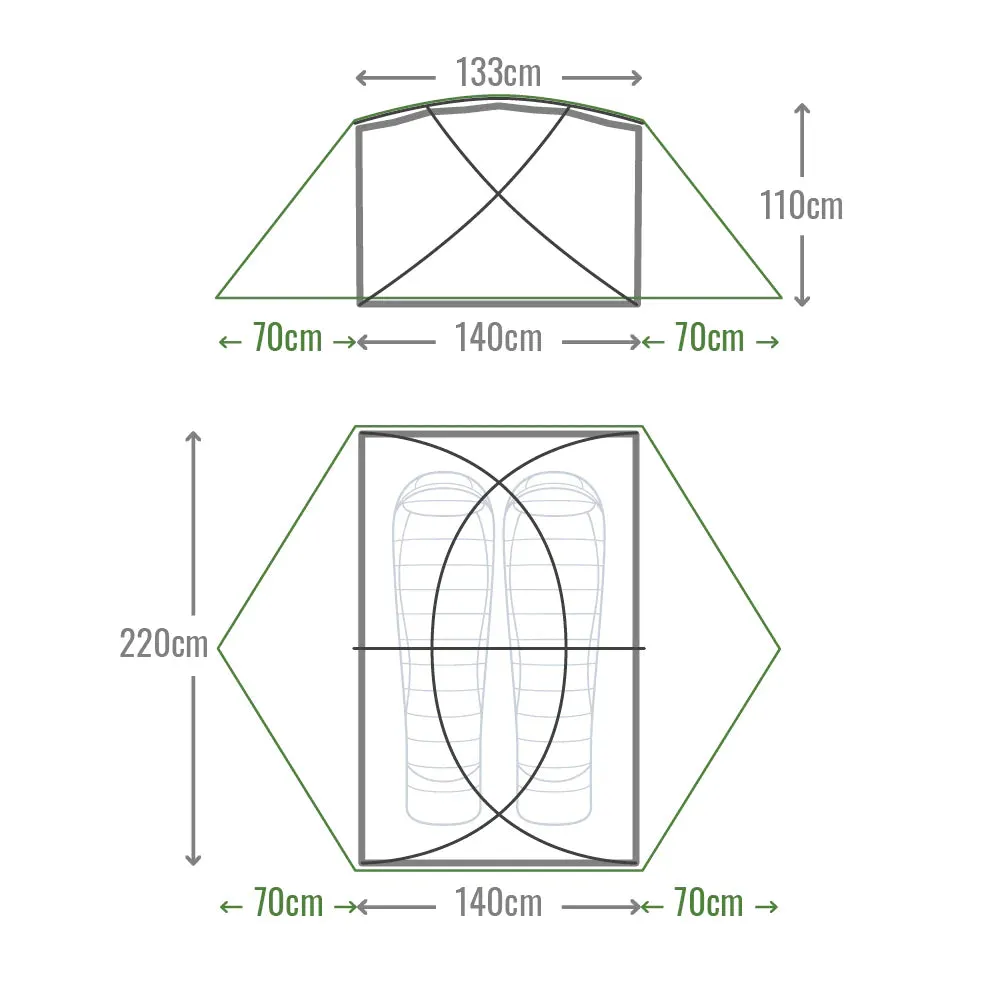 Mont Dragonfly 2P All Season Tent