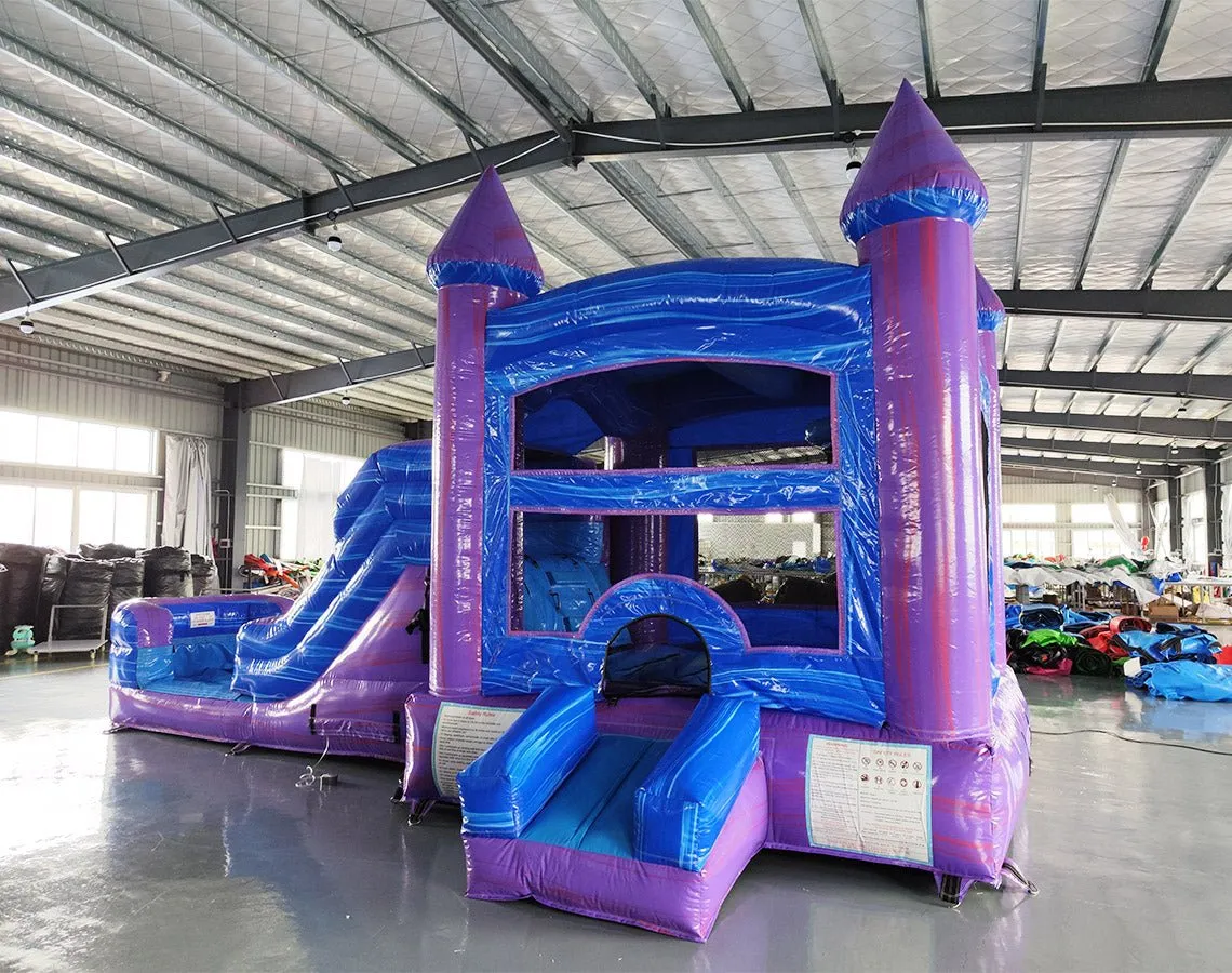 Mystic Castle Econo Bounce House with Slide (Wet/Dry)