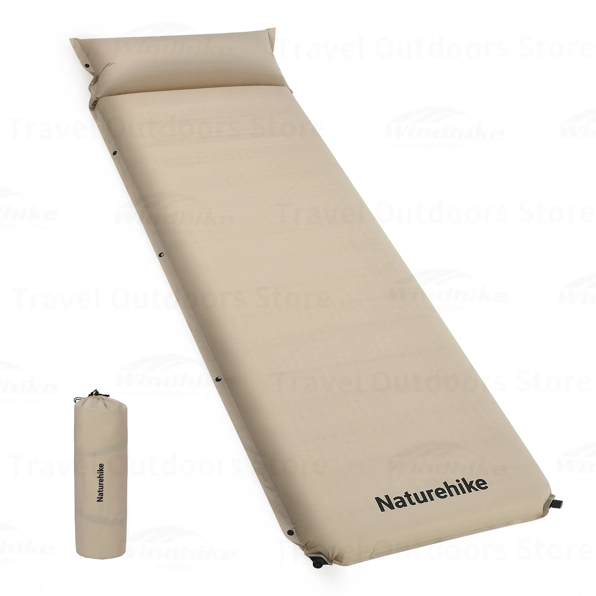 Naturehike Automatic Inflatable Cushion Portable Lightweight Self-Inflating Air Mattress Thickened 10cm Camping Tent Bed Outdoor Hiking Sleeping Bag