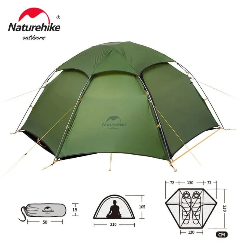 Naturehike Cloud Peak 2 Persons 4 Season Tent(T door)