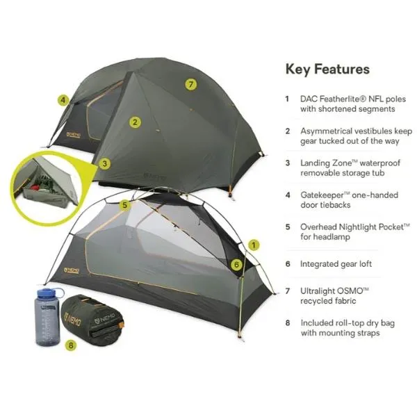 Nemo Dragonfly Bikepack OSMO 2P