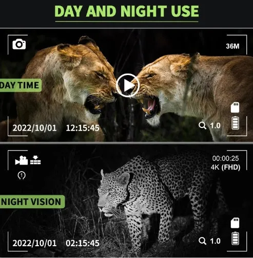 Night Vision Binoculars 8X Digital Zoom Tactical Helmet Head Mount Goggles Hunting Telescope 4K Infrared Binoculars