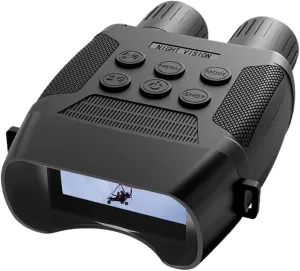 Night Vision Binoculars for Adults, 300M Binoculars Infrared Night Vision 3.8 Inch HD Telescope 4X Zoom Digital 12X Magnification for Camping for Hunting & Camping