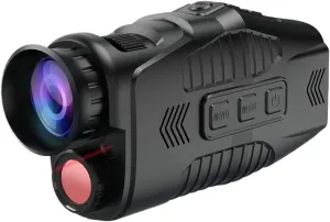 Night Vision Binoculars for Adults, R11 1080P Monocular Night Vision Device 5X Digital Zoom Infrared Night Vision Telescope Outdoor Day Night Dual Use Full for Hunting & Camping (A 1)